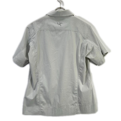 ARC'TERYX アークテリクス 19496 グレー ストライプ a2b SS ポロシャツ トップス