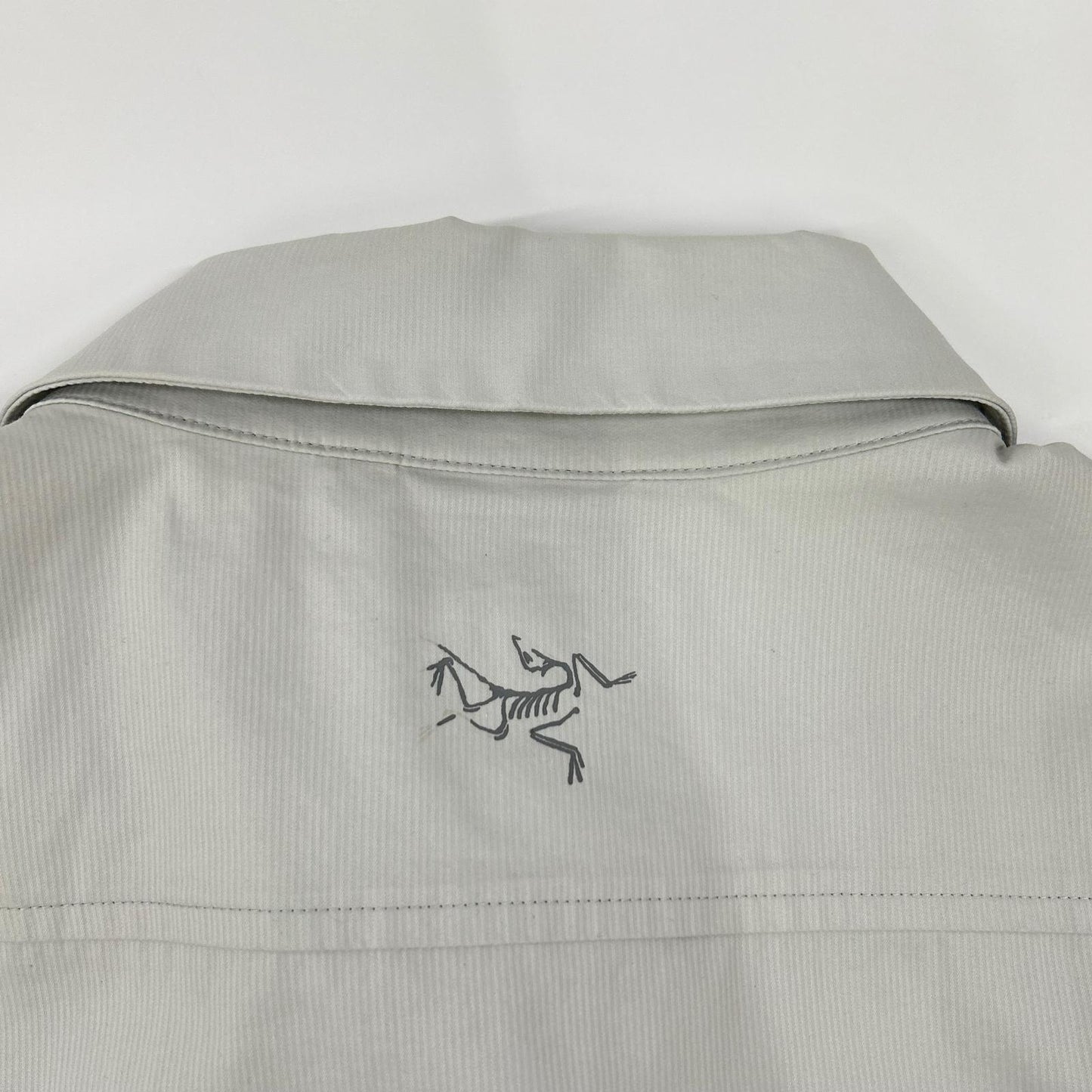 ARC'TERYX アークテリクス 19496 グレー ストライプ a2b SS ポロシャツ トップス