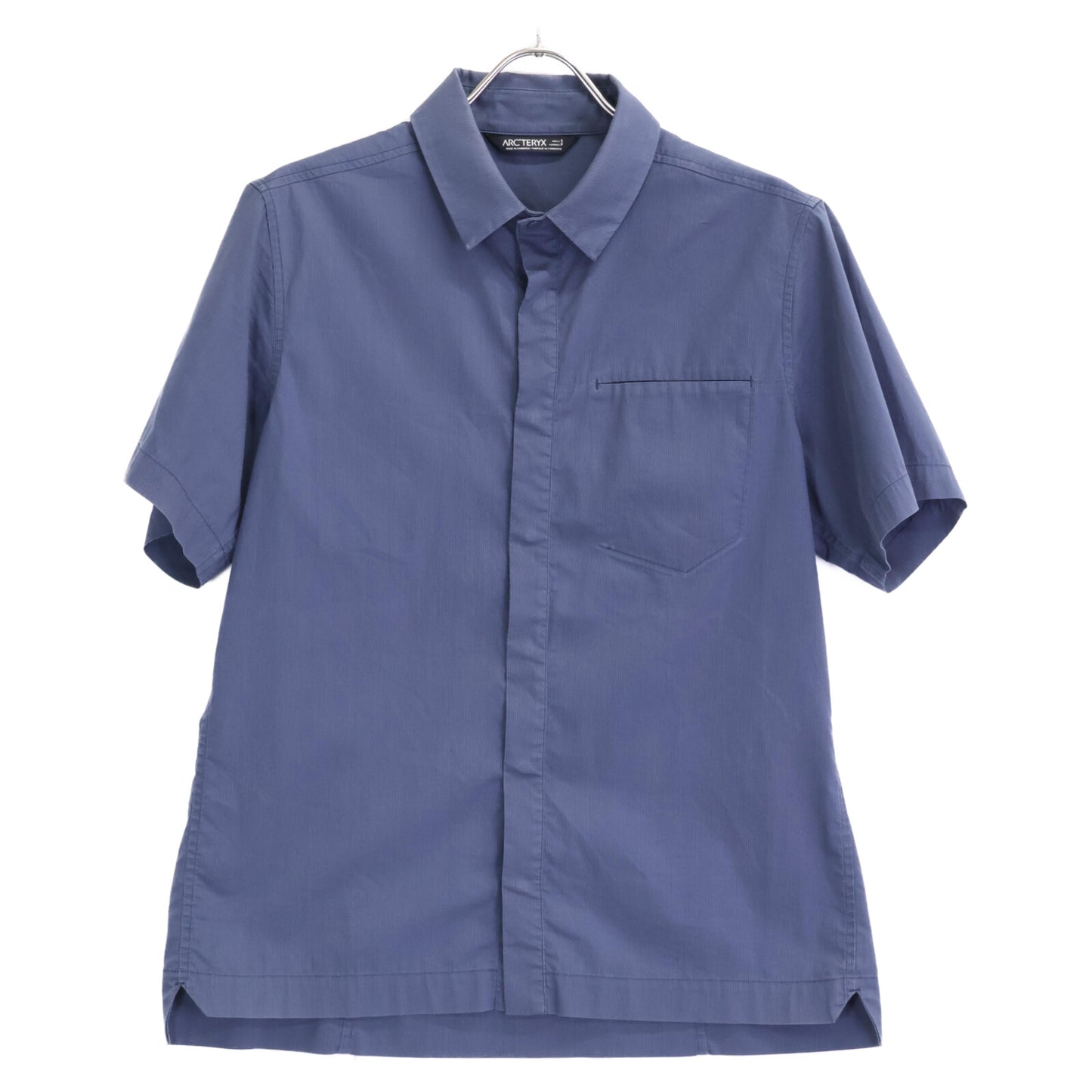 ARC'TERYX アークテリクス 19496 navy ストライプ a2b SS 半袖シャツ トップス
