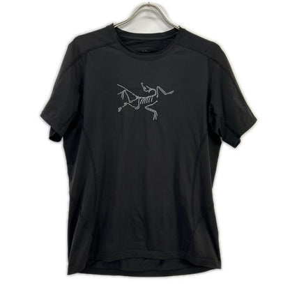 ARC'TERYX アークテリクス 18920 ブラック フェイジック エボリューション クルーネック ロゴ Tシャツ トップス