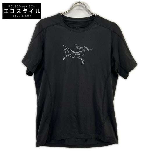 ARC'TERYX アークテリクス 18920 ブラック フェイジック エボリューション クルーネック ロゴ Tシャツ トップス