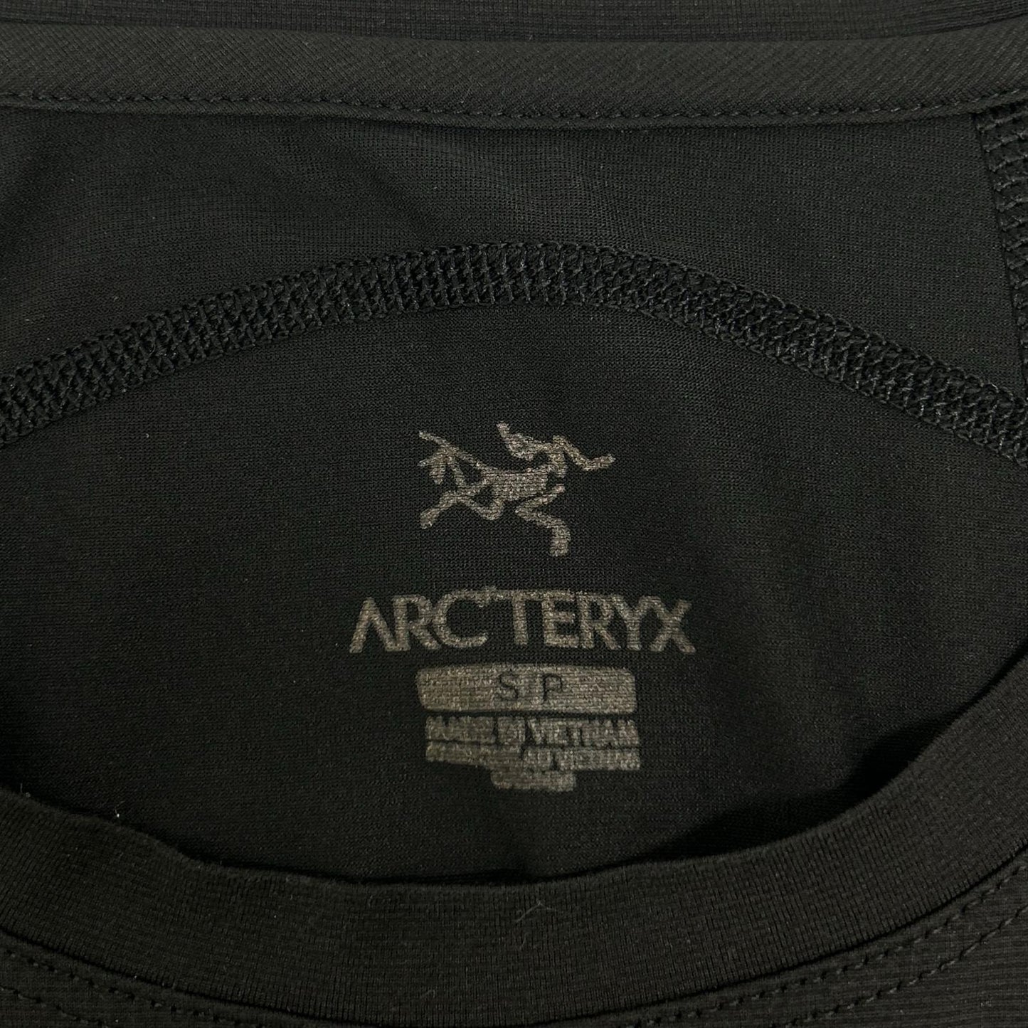 ARC'TERYX アークテリクス 18920 ブラック フェイジック エボリューション クルーネック ロゴ Tシャツ トップス
