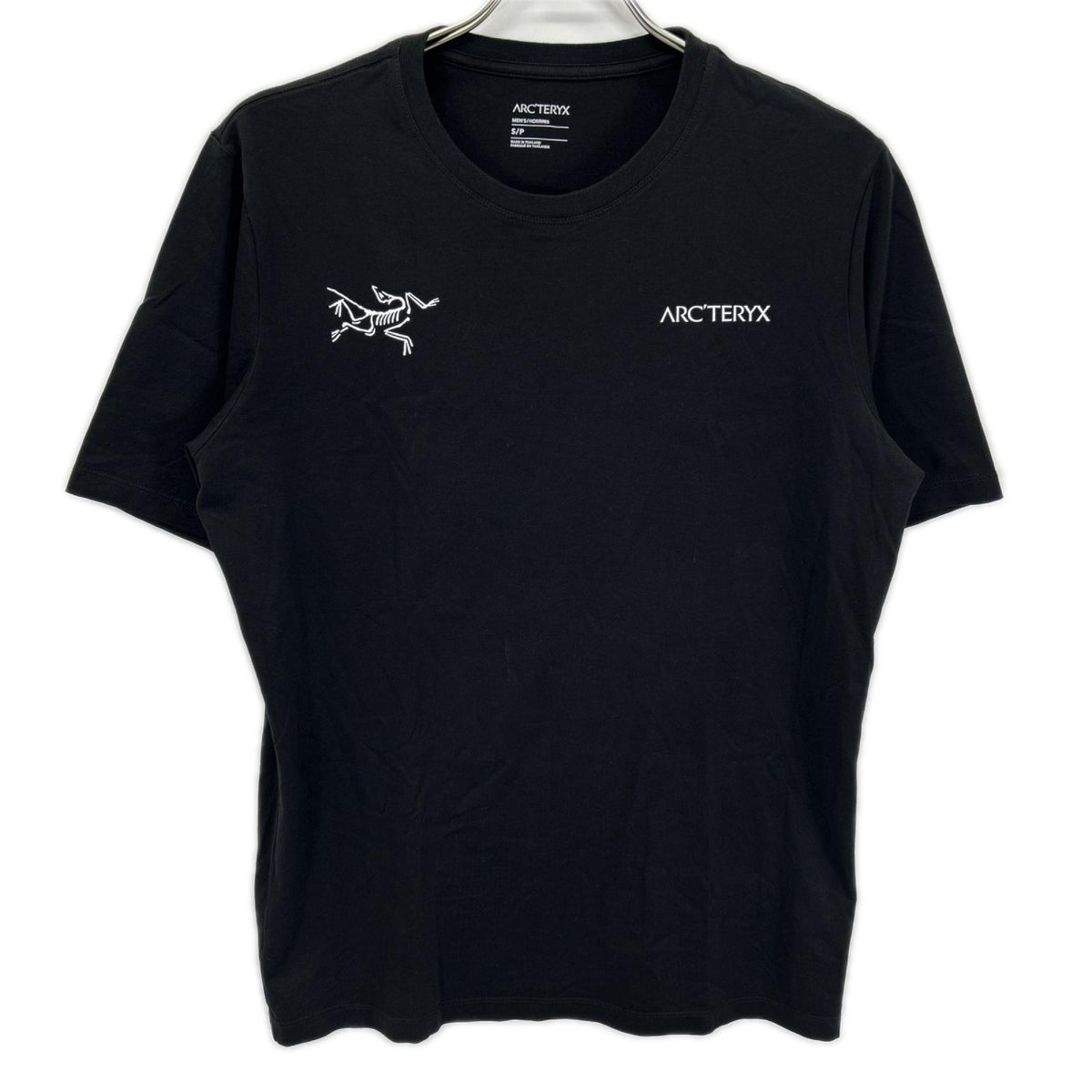 ARC'TERYX アークテリクス 30379 ブラック コットン スプリット SS Tシャツ トップス