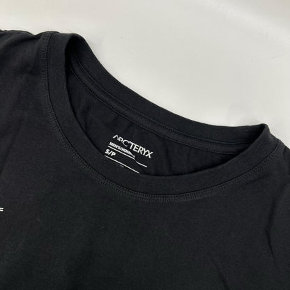 ARC'TERYX アークテリクス 30379 ブラック コットン スプリット SS Tシャツ トップス