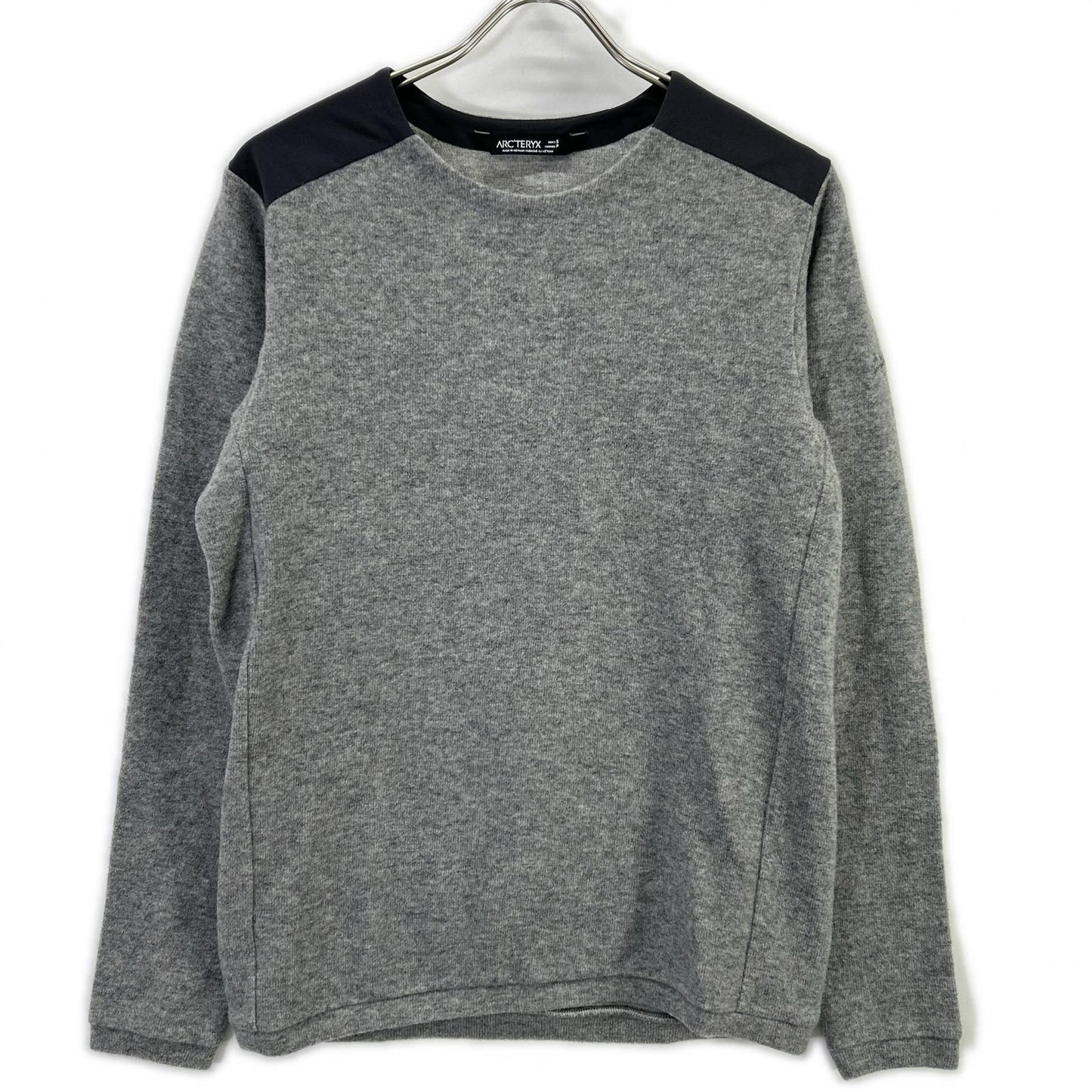 ARC'TERYX Arc'teryx 20155 Gray Novan Crew-Neck Long-Sleeve Knit Sweater Top