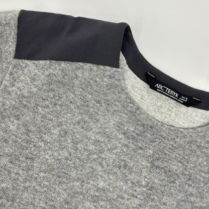 ARC'TERYX Arc'teryx 20155 Gray Novan Crew-Neck Long-Sleeve Knit Sweater Top