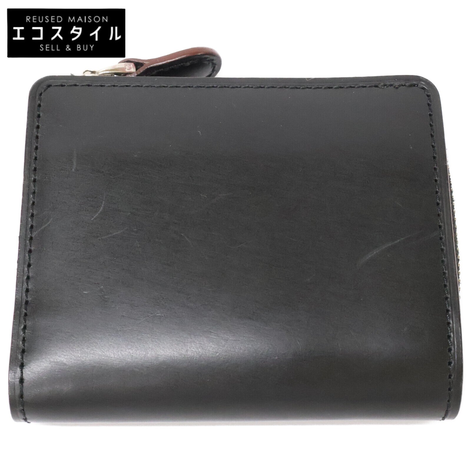 GANZO ガンゾ 59071-10 AVON エイボン Lファスナー二つ折り財布 二つ折り財布（小銭入れあり）