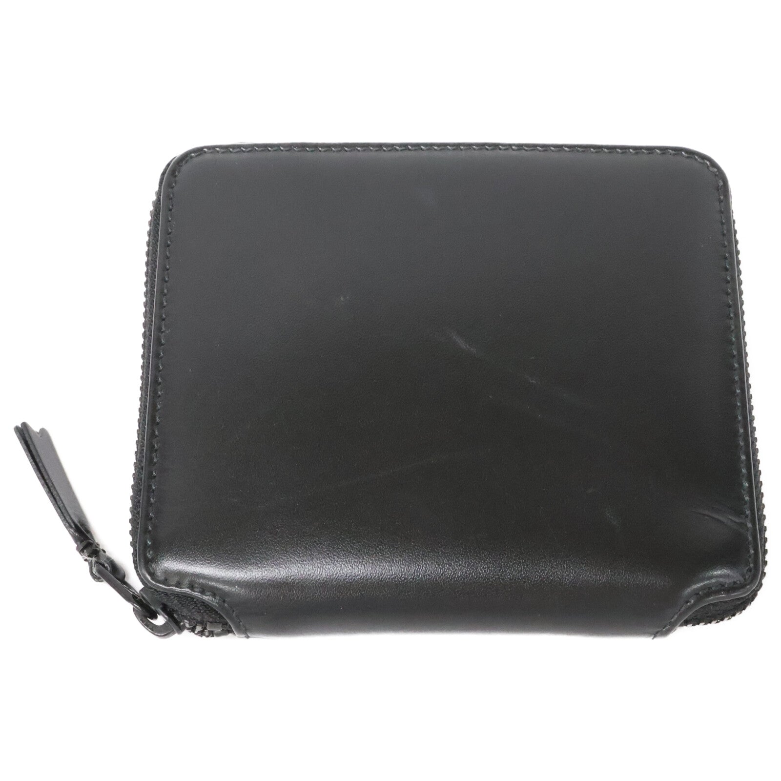 COMMEdesGARCONS コムデギャルソン SA2100VB ラウンドジップ レザー 2つ折り財布 二つ折り財布（小銭入れあり）