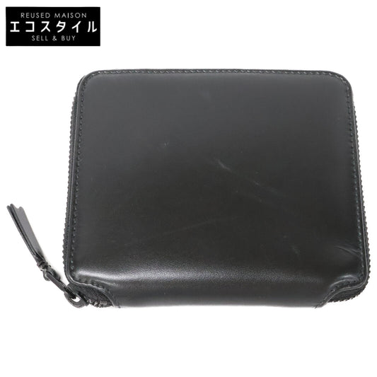 COMMEdesGARCONS コムデギャルソン SA2100VB ラウンドジップ レザー 2つ折り財布 二つ折り財布（小銭入れあり）