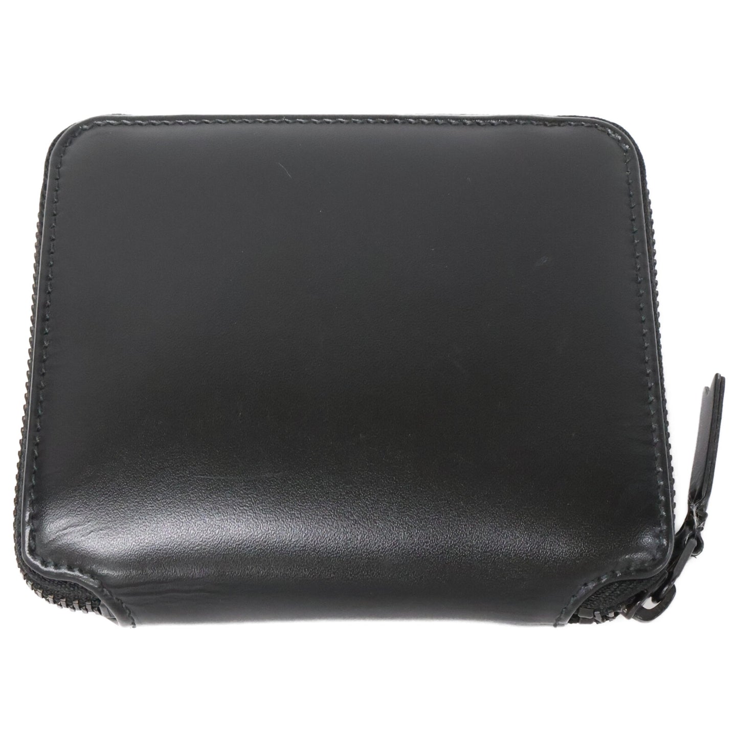 COMMEdesGARCONS コムデギャルソン SA2100VB ラウンドジップ レザー 2つ折り財布 二つ折り財布（小銭入れあり）
