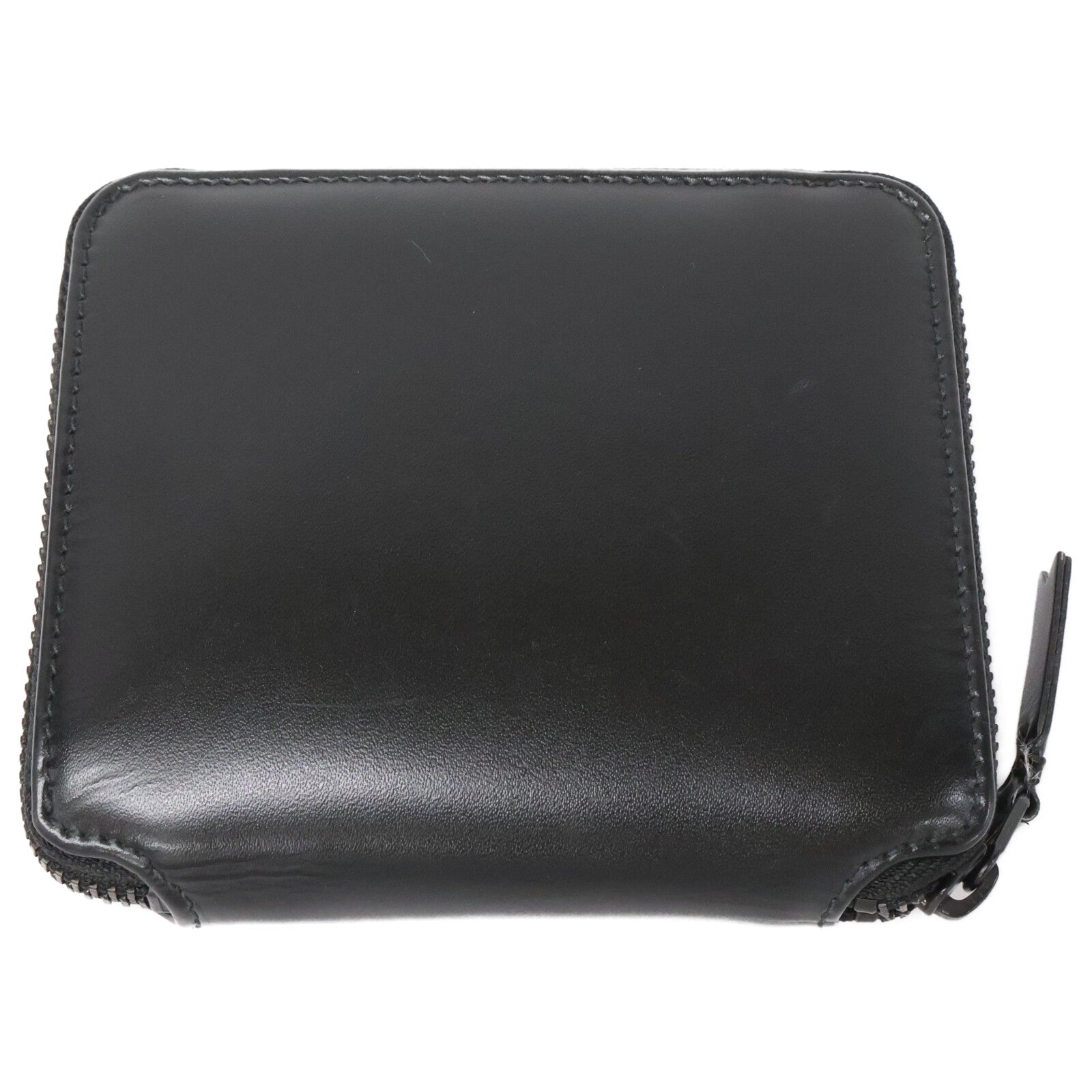COMMEdesGARCONS コムデギャルソン SA2100VB ラウンドジップ レザー 2つ折り財布 二つ折り財布（小銭入れあり）