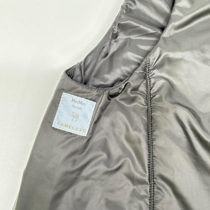 Max Mara マックスマーラ 929602146 グレー ザ キューブ キャメリュクス 中綿ロングベスト ベスト