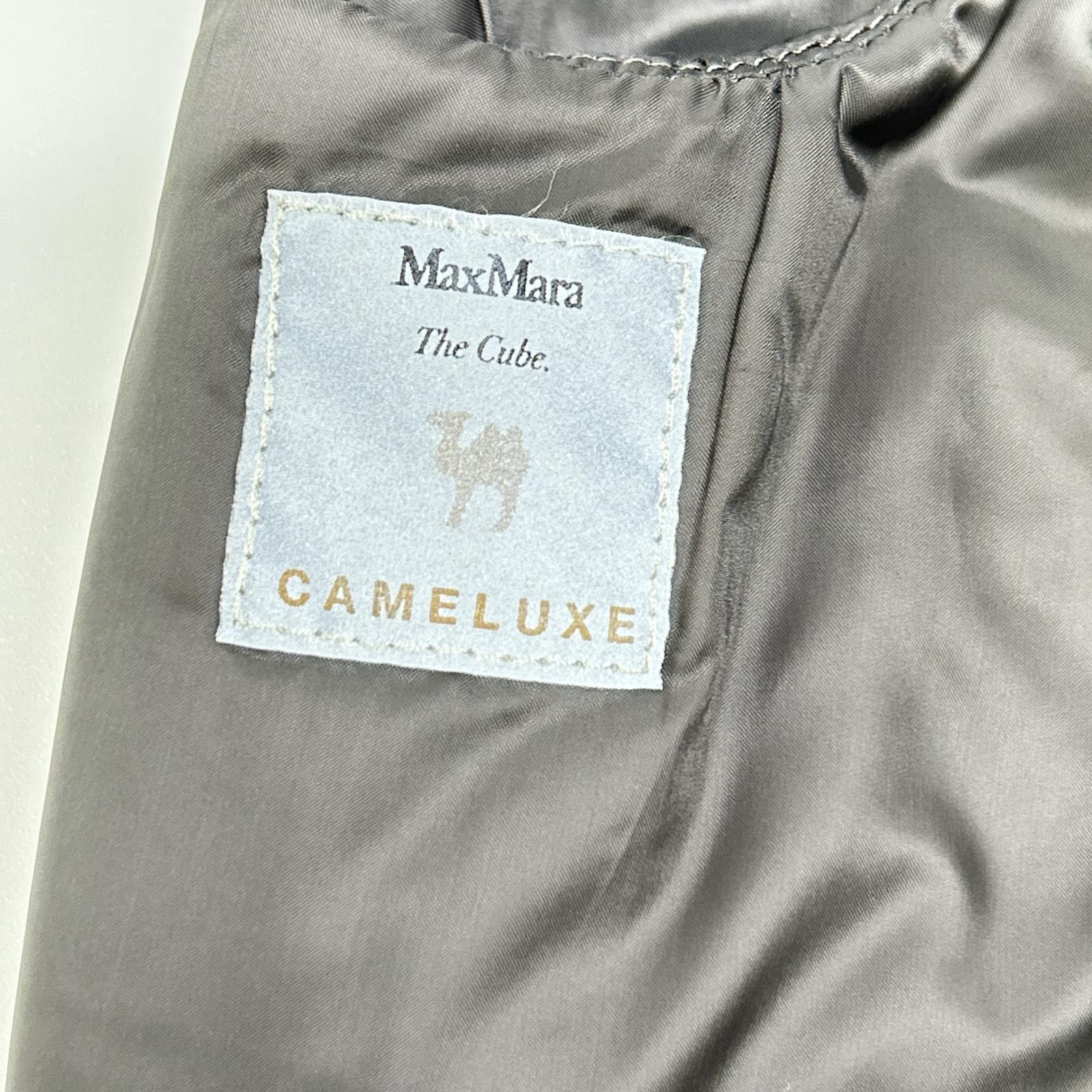 Max Mara マックスマーラ 929602146 グレー ザ キューブ キャメリュクス 中綿ロングベスト ベスト