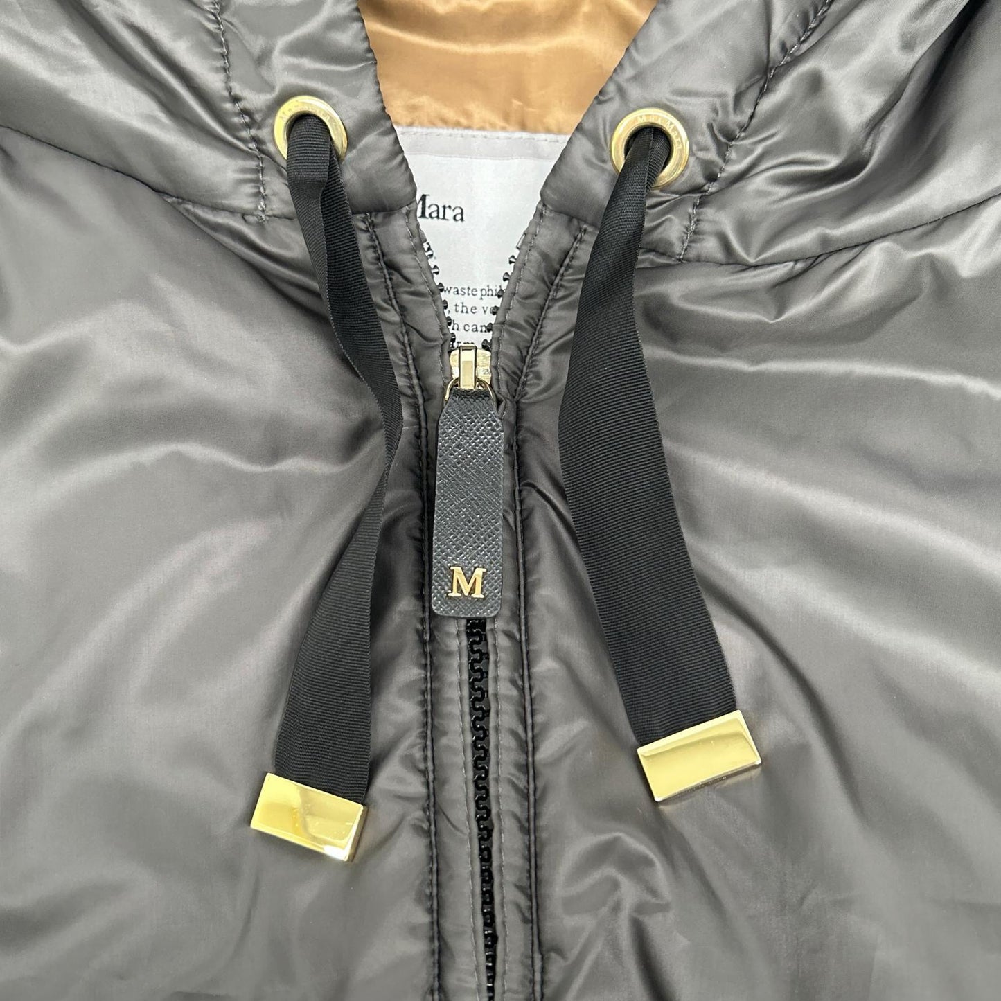 Max Mara マックスマーラ 929602146 グレー ザ キューブ キャメリュクス 中綿ロングベスト ベスト