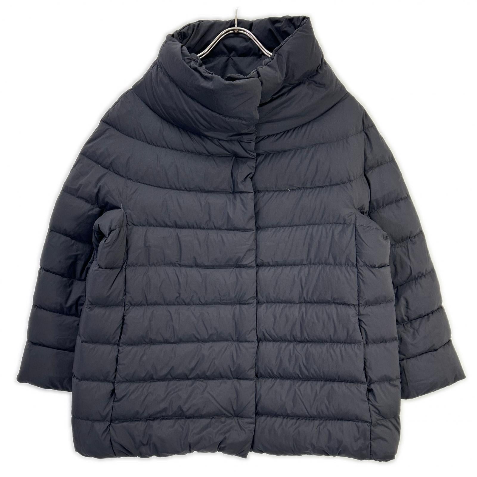 HERNO ヘルノ P10506D ブラック スタンドカラーダウンジャケット ジャケット