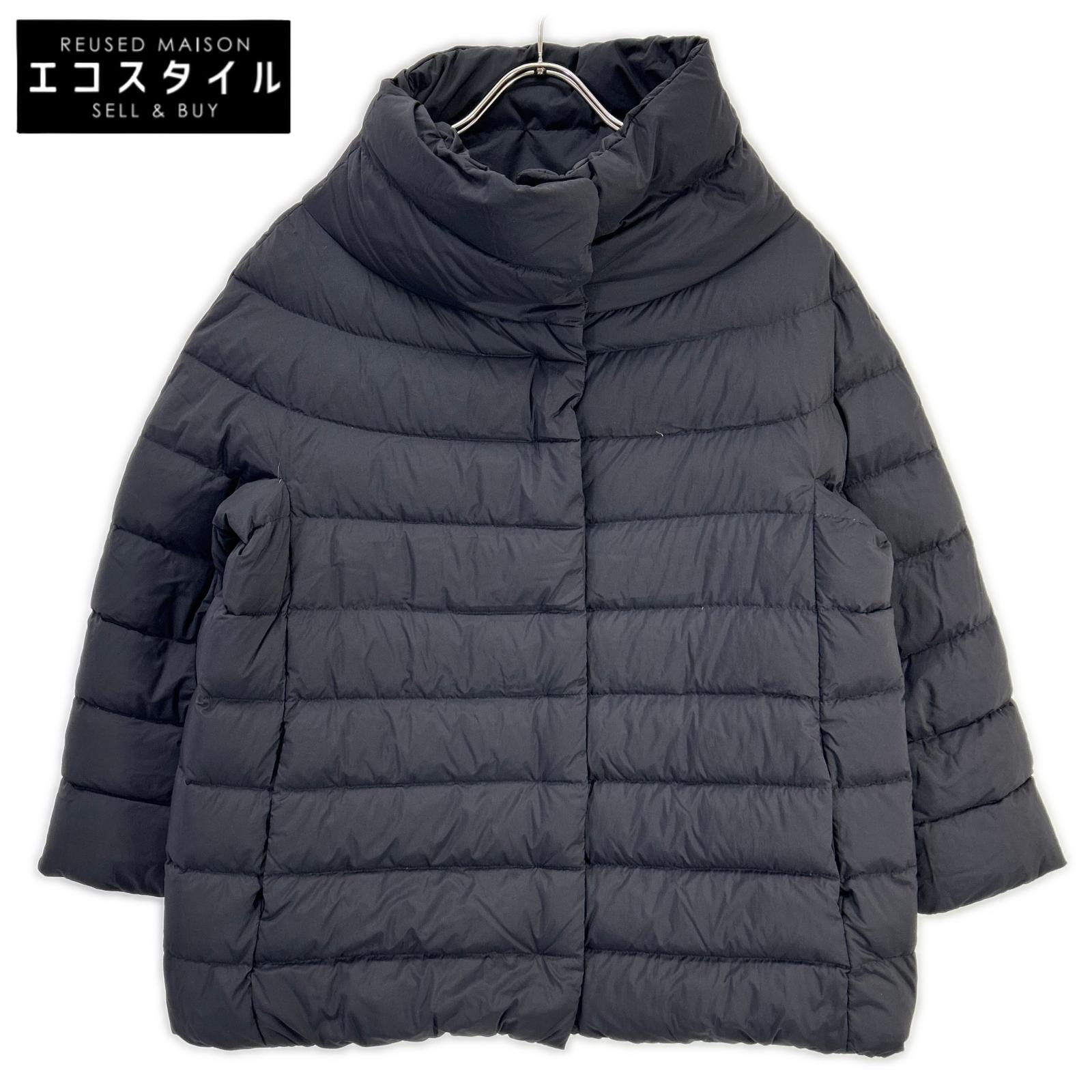 HERNO ヘルノ P10506D ブラック スタンドカラーダウンジャケット ジャケット