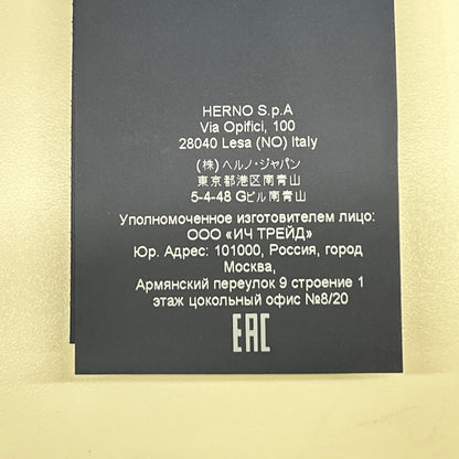 HERNO ヘルノ P10506D ブラック スタンドカラーダウンジャケット ジャケット
