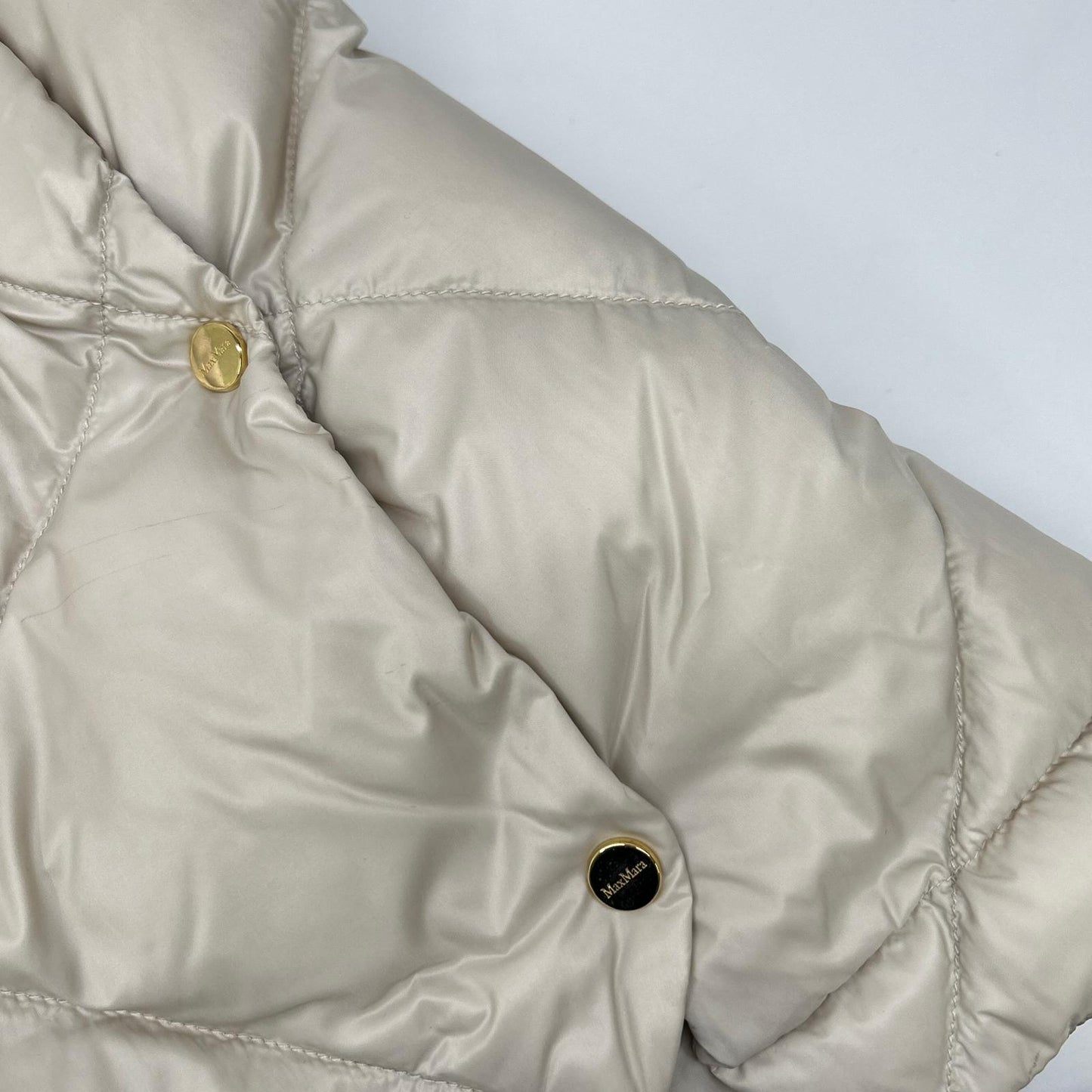 Max Mara マックスマーラ 929606266 ベージュ ザキューブ ナイロン ダウンベスト ベスト