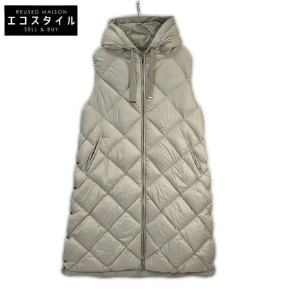 Max Mara 929606266 Beige The Cube Nylon Down Vest Vest