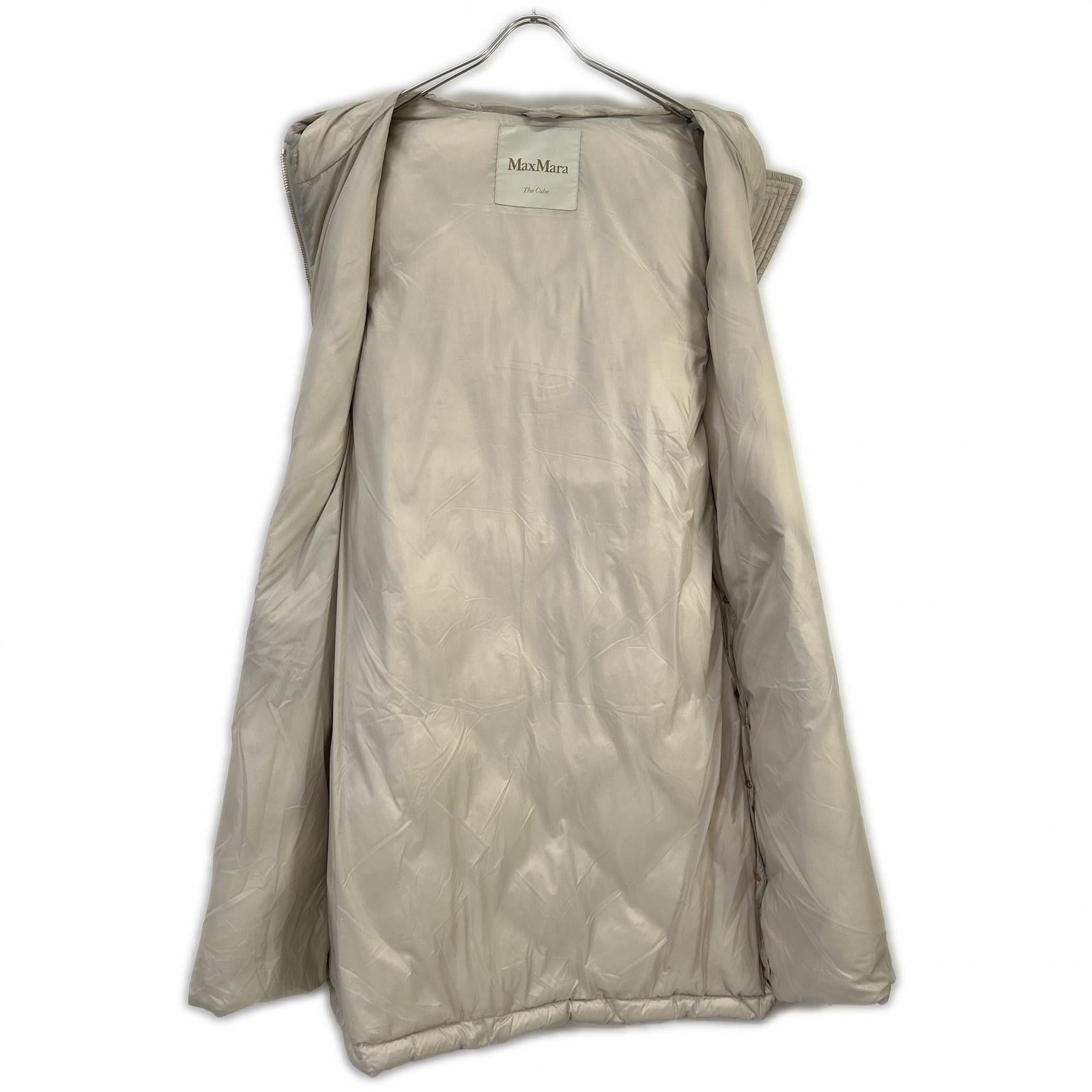 Max Mara マックスマーラ 929606266 ベージュ ザキューブ ナイロン ダウンベスト ベスト