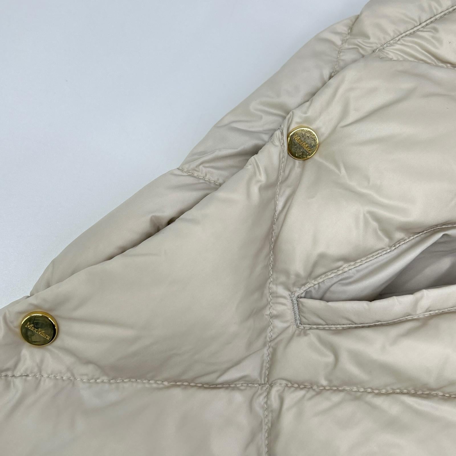 Max Mara マックスマーラ 929606266 ベージュ ザキューブ ナイロン ダウンベスト ベスト