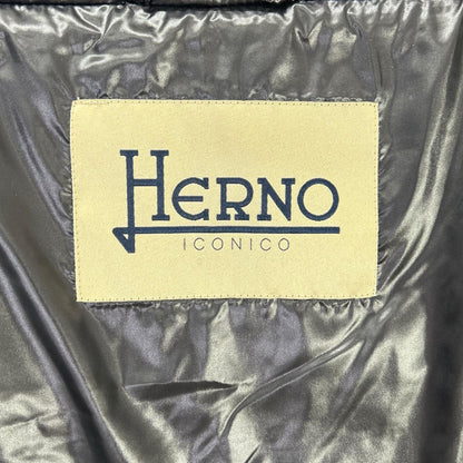 HERNO ヘルノ PI0110DIC ブラック ICONICO EMILIA 半袖 ダウンジャケット ジャケット