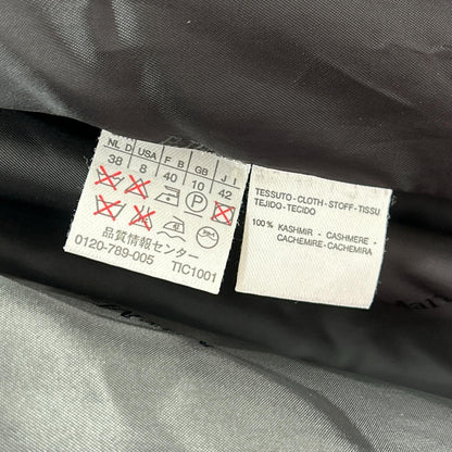 Max Mara マックスマーラ TIC1001 ブラック カシミヤ100% ロングコート コート