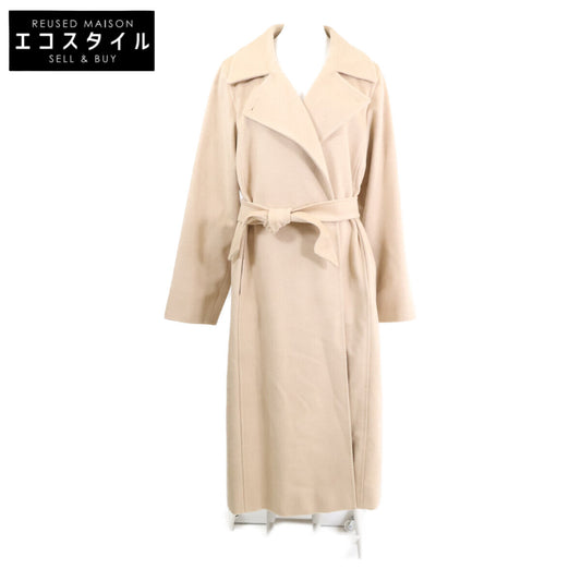 Max Mara マックスマーラ 【美品/国内正規】MANUELA マニュエラ キャメル100％ ベルト付 アイコン コート