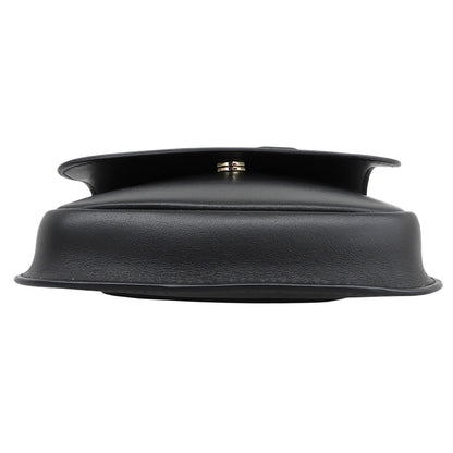 Max Mara マックスマーラ 美品 レザー M 2WAY ショルダー ポーチバッグ ハンドバッグ レディース ブラック ハンドバッグ