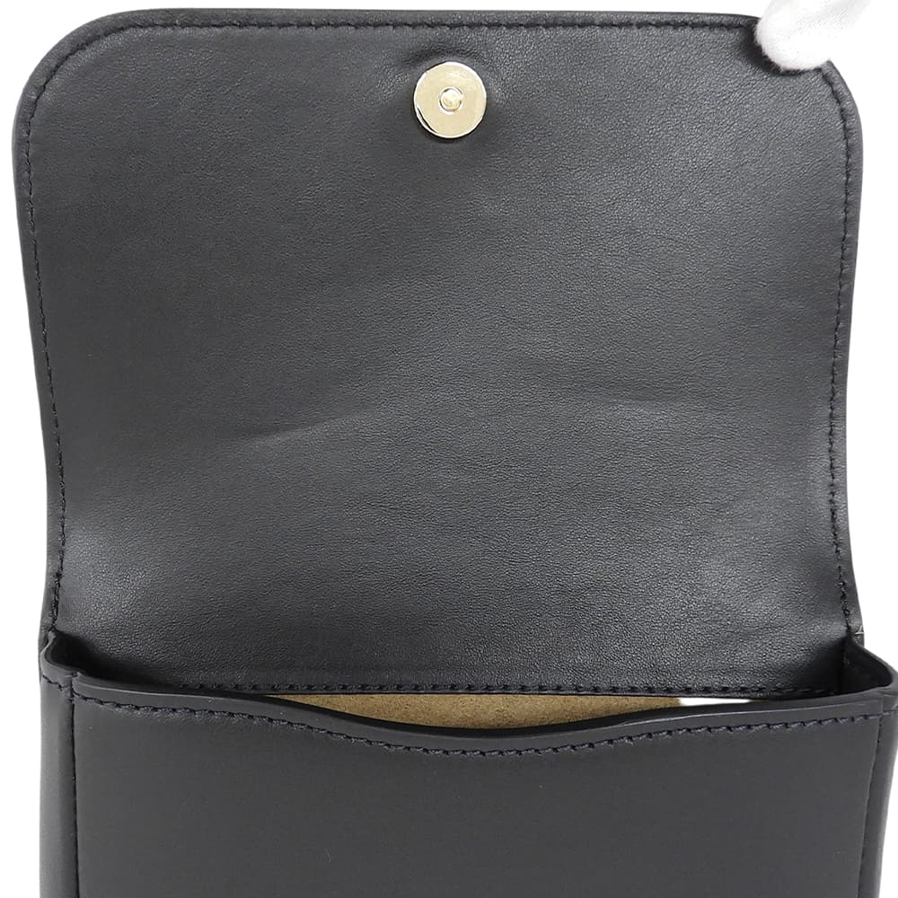 Max Mara マックスマーラ 美品 レザー M 2WAY ショルダー ポーチバッグ ハンドバッグ レディース ブラック ハンドバッグ
