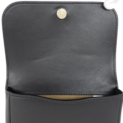 Max Mara マックスマーラ 美品 レザー M 2WAY ショルダー ポーチバッグ ハンドバッグ レディース ブラック ハンドバッグ