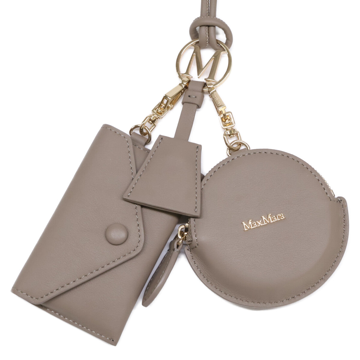 Max Mara マックスマーラ 【美品】カーフレザー マルチケース・カードケース・クロシェット ショルダーバッグ