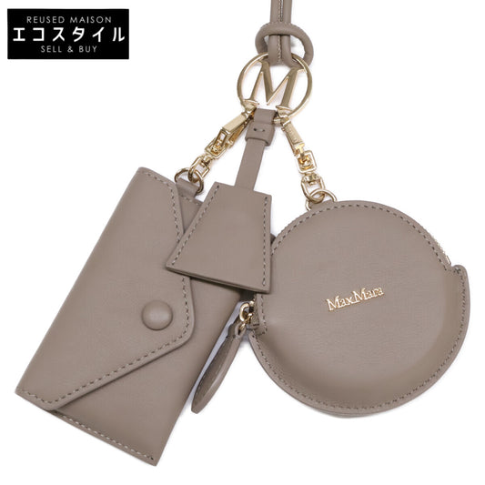 Max Mara マックスマーラ 【美品】カーフレザー マルチケース・カードケース・クロシェット ショルダーバッグ
