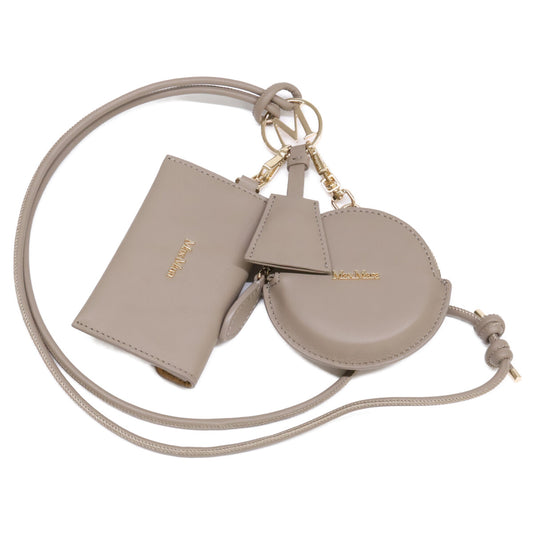 Max Mara マックスマーラ 【美品】カーフレザー マルチケース・カードケース・クロシェット ショルダーバッグ