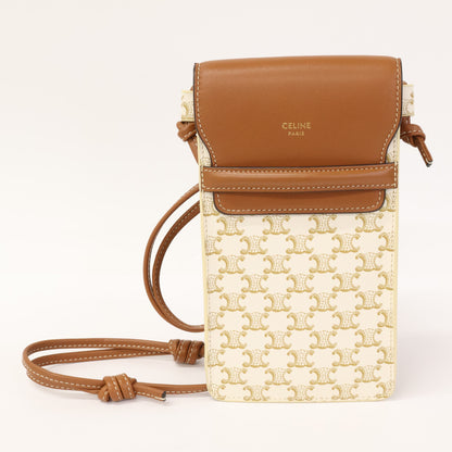 CELINE セリーヌ 10G332CQD トリオンフ モバイルポーチ/ ショルダーバッグ