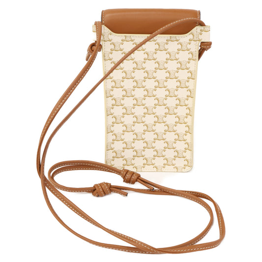 CELINE セリーヌ 10G332CQD トリオンフ モバイルポーチ/ ショルダーバッグ
