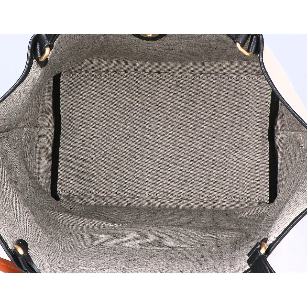 Max Mara マックスマーラ ロゴ キャンバス/レザー 2WAY トートバッグ