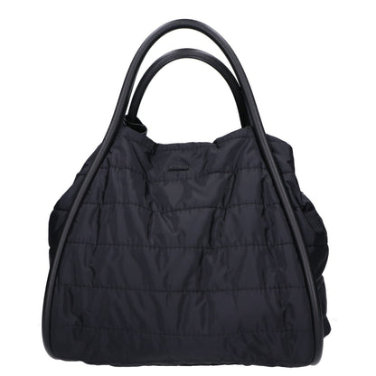 Max Mara マックスマーラ 【美品/国内正規】451654236 マリン キルティング ナイロン/レザー ショルダー ハンドバッグ