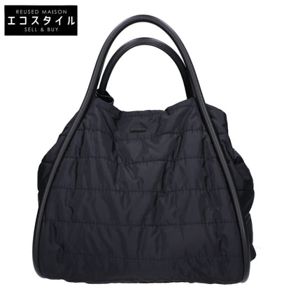 Max Mara マックスマーラ 【美品/国内正規】451654236 マリン キルティング ナイロン/レザー ショルダー ハンドバッグ