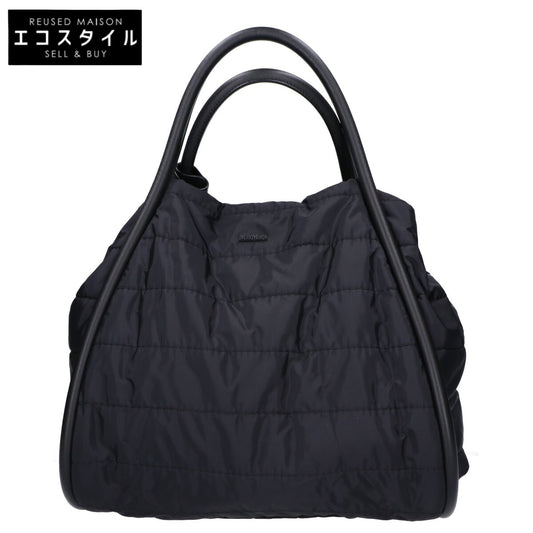 Max Mara マックスマーラ 【美品/国内正規】451654236 マリン キルティング ナイロン/レザー ショルダー ハンドバッグ