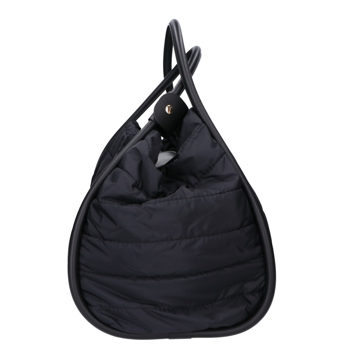 Max Mara マックスマーラ 【美品/国内正規】451654236 マリン キルティング ナイロン/レザー ショルダー ハンドバッグ