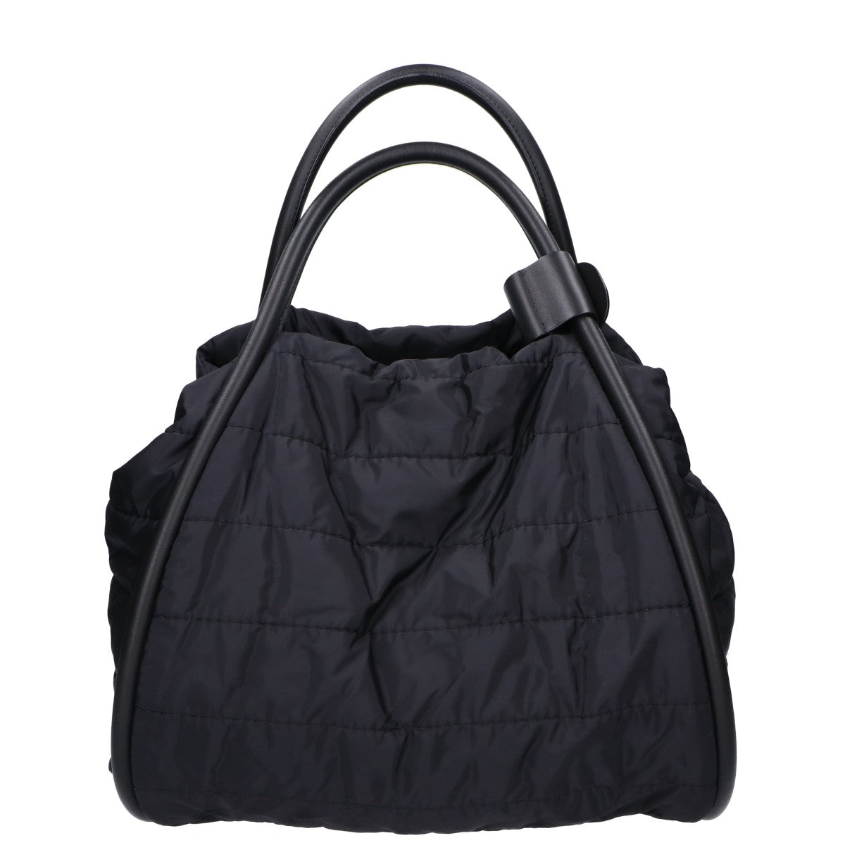 Max Mara マックスマーラ 【美品/国内正規】451654236 マリン キルティング ナイロン/レザー ショルダー ハンドバッグ