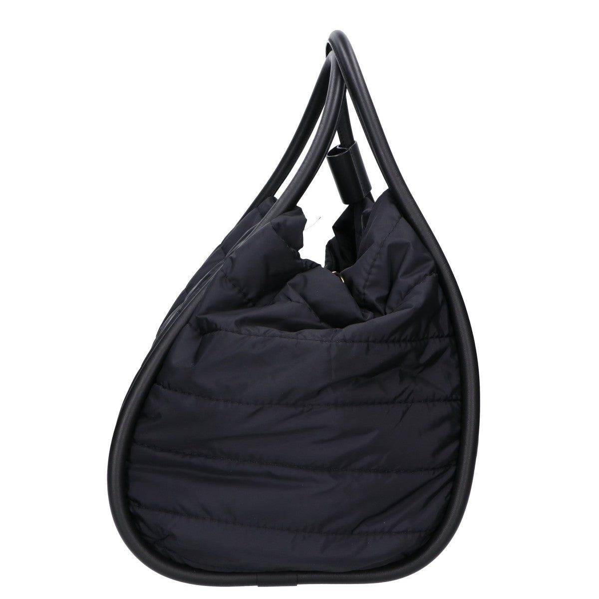 Max Mara マックスマーラ 【美品/国内正規】451654236 マリン キルティング ナイロン/レザー ショルダー ハンドバッグ
