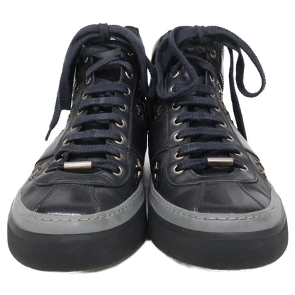 JIMMY CHOO ジミーチュウ スタースタッズ レザー ハイカットスニーカー シューズ