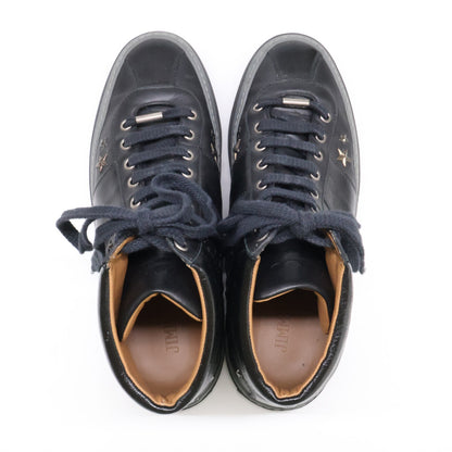 JIMMY CHOO ジミーチュウ スタースタッズ レザー ハイカットスニーカー シューズ