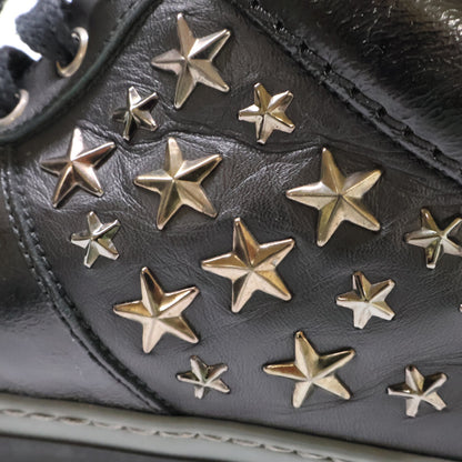 JIMMY CHOO ジミーチュウ スタースタッズ レザー ハイカットスニーカー シューズ