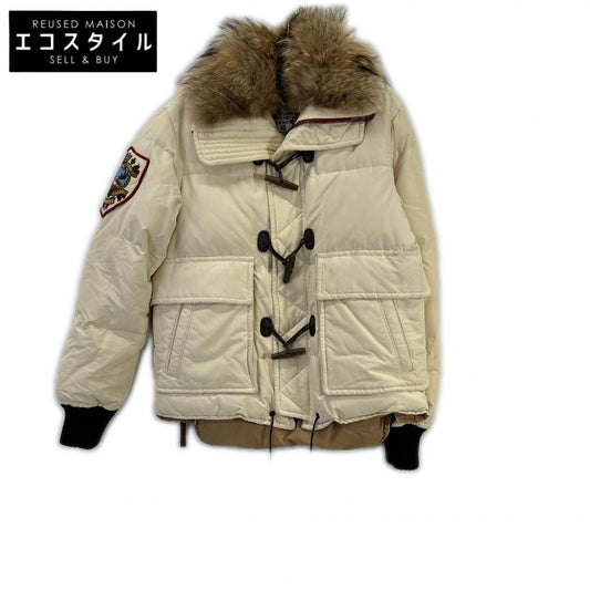 DSQUARED2 DSQUARED2 White Fur-Trimmed Down Jacket Jacket