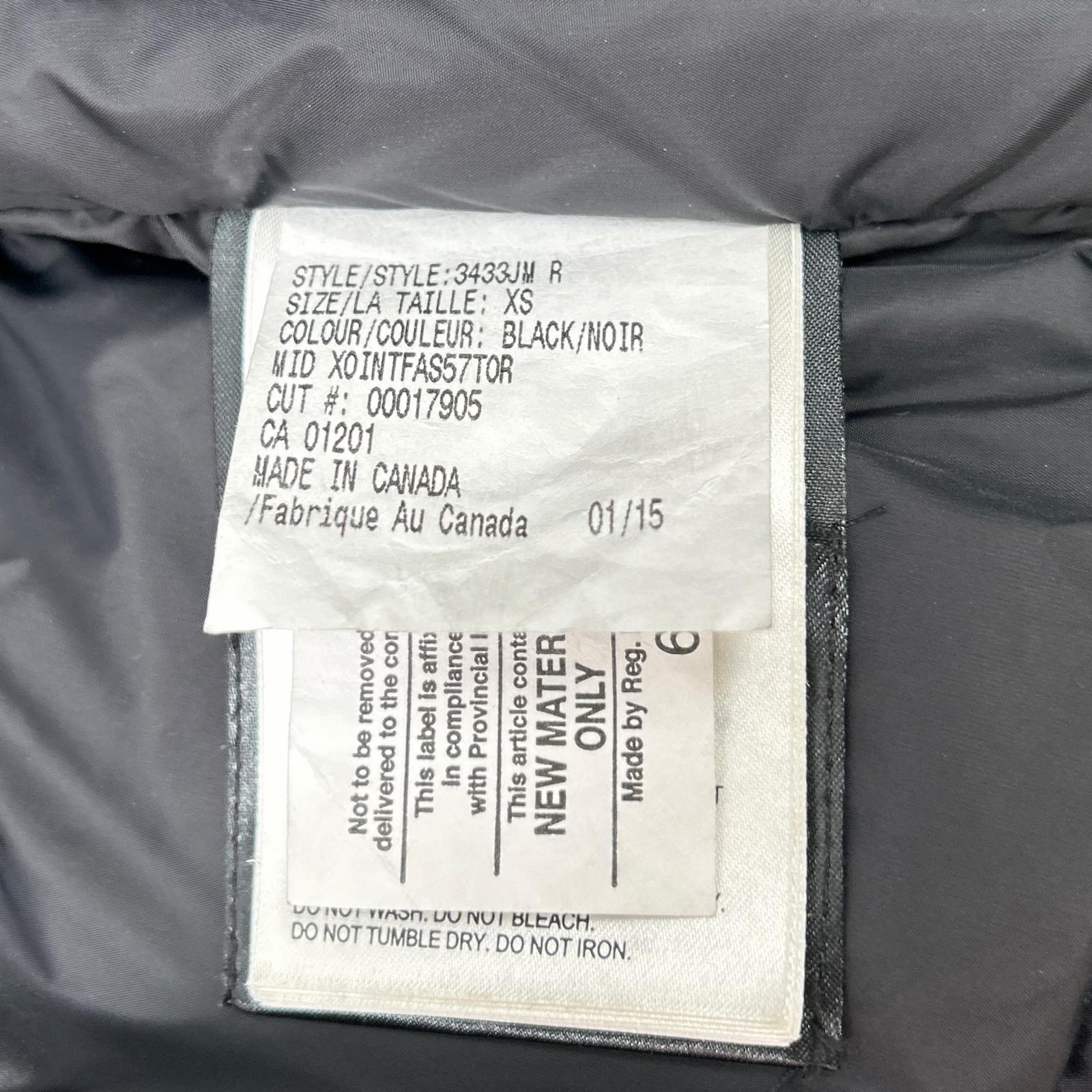CANADA GOOSE カナダグース 3433JM ブラック オーフォード ダウンジャケット ジャケット