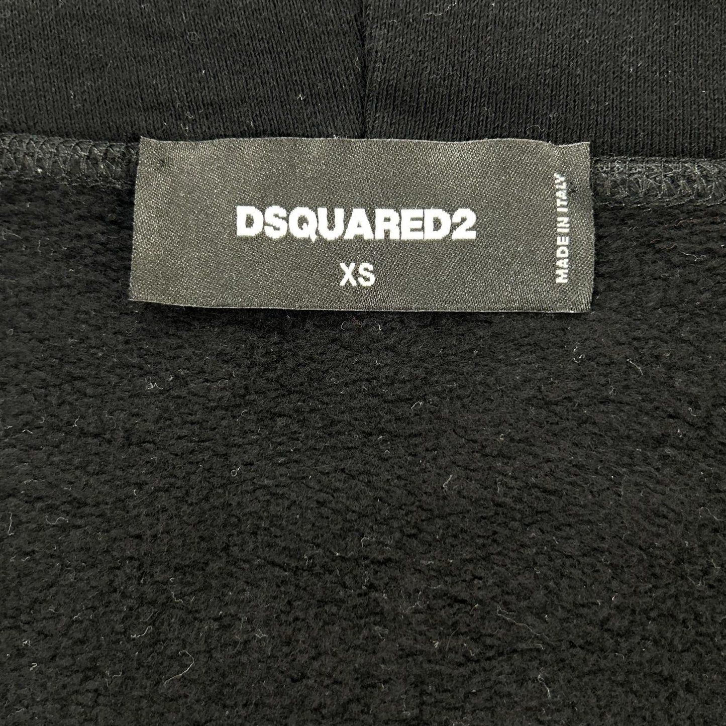 DSQUARED2 ディースクエアード S79HG0004 ブラック ICON ジップアップ ジャケット ジャケット