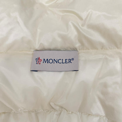 MONCLER モンクレール 21年製 ホワイト ナイロン×ウール 切り替えカーディガン ジャケット